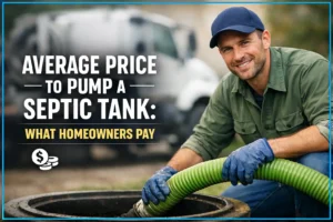 Average Price to Pump a Septic Tank What Homeowners Pay
