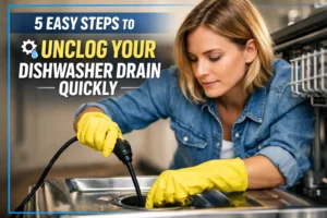 5 Easy Steps to Unclog Your Dishwasher Drain Quickly