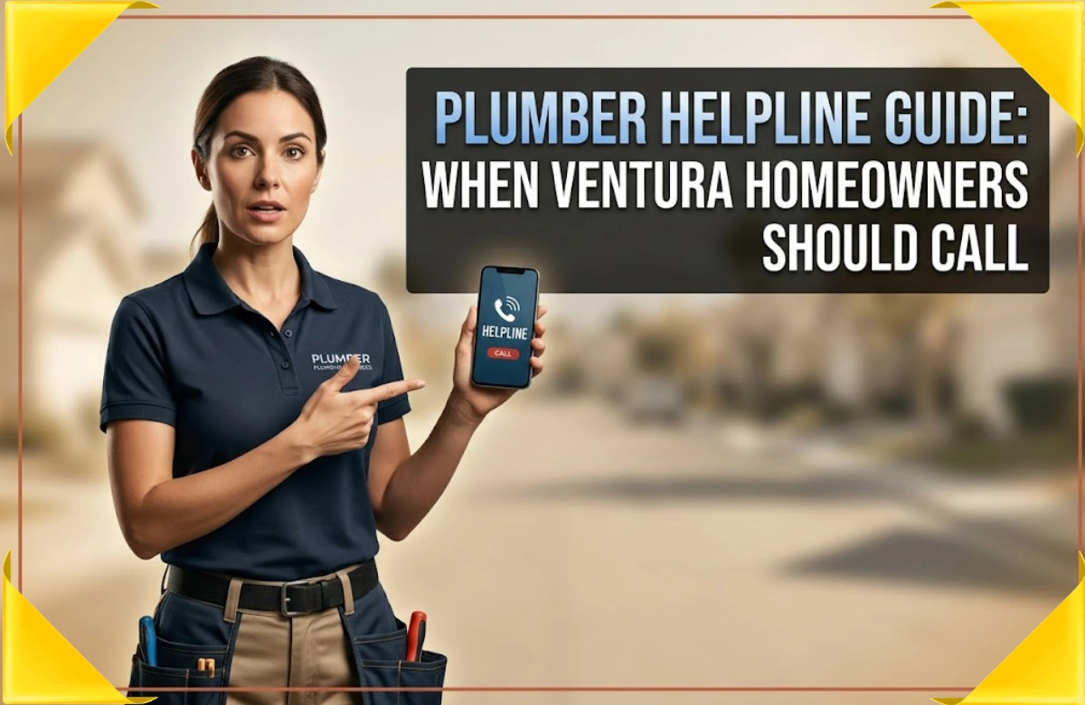 Plumber Helpline Guide When Ventura Homeowners Should Call